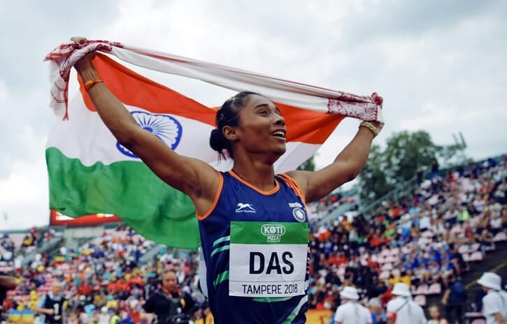 Hima Das wins five gold medals