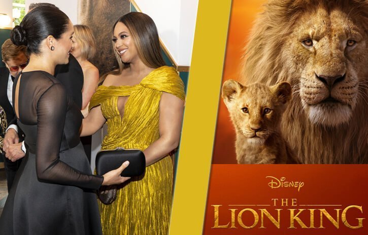 Meghan met Beyonce at The Lion King