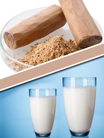 Sandalwood Powder and Milk