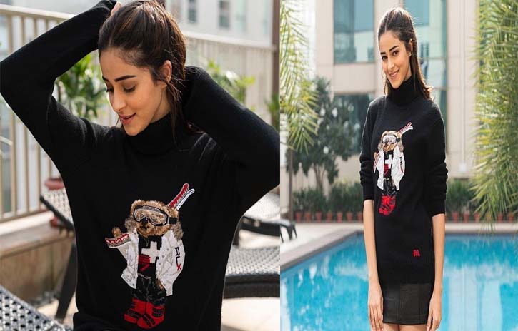 Ananya panday's winter look