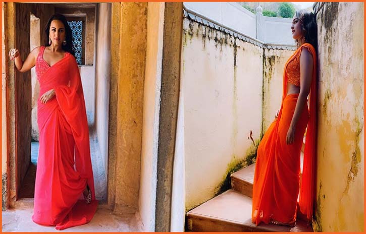 Sonakshi Sinha latest saree looks