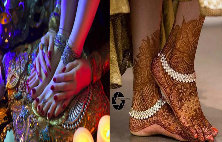 Payal or anklet for the brides