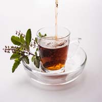 basil or tulsi tea to boost the immunity system