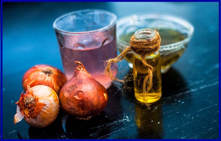 homemade onion hair oil